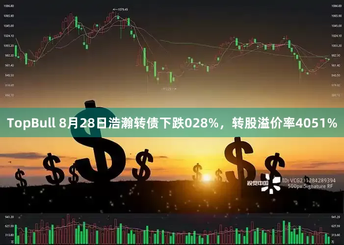 TopBull 8月28日浩瀚转债下跌028%，转股溢价率4051%